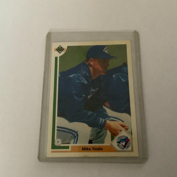 MIKE TIMLIN - TORONTO BLUE JAYS PITCHER - UPPER DECK BASEBALL CARD #785 1991 - Picture 1 of 3